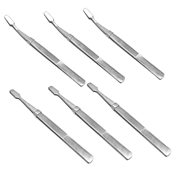 Pinzas para sellos, 6 uds., colección de sellos, pinzas para sellos, pinzas para manualidades, pinzas para Hobby, pinzas para monedas, filatelia chapada duradera