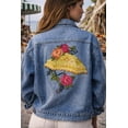 thumbnail image 6 of Victorian Parasol with Roses Embroidered Iron on/Sew patch [6.47" X 7.8"], 6 of 11