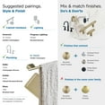 thumbnail image 4 of Amerock St. Vincent Golden Champagne Closed Towel Ring, 4 of 8