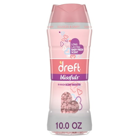 Dreft Blissfuls In-Wash Scent Booster Beads, Baby Fresh, 10 oz