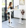 thumbnail image 2 of Motionwise Electric Standing Desk, 24”x48 Home Office Series, 28"-48" with Quickly Program up to 4 pre-Set Height adjustments and USB Charge Port, White Frame, 2 of 2