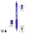 thumbnail image 6 of Uniball Retractable Gel Pens, Ultra Micro Point (0.38mm), Blue, 12 Count, 6 of 10