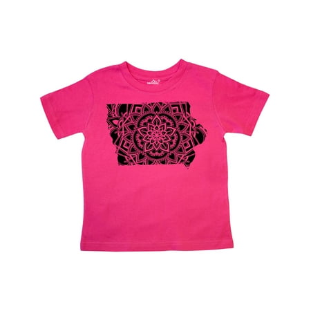 

Inktastic Iowa Silhouette Mandala Gift Toddler Boy or Toddler Girl T-Shirt