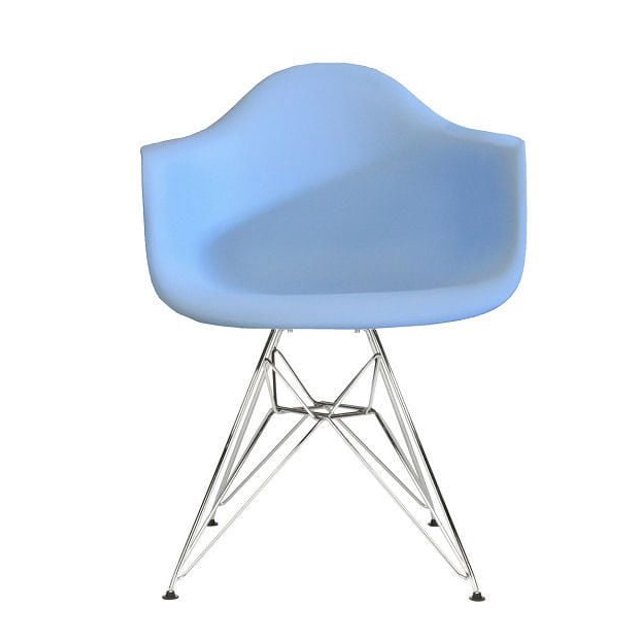 Plata Import - Eiffel Bucket Chair for Kids in Light Blue Color