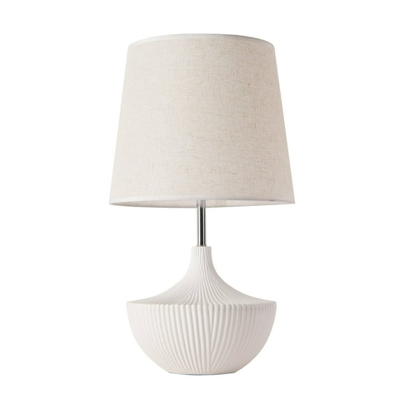 Pasargad Home Jade Metal & Ceramic Table Lamp Lights, White & White
