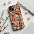 thumbnail image 4 of Case for iPhone 13 Mini Case - Wireless Charging - Dual-Layer Hard Shell & Silicone Cover - Protective Phone Case with Cute Wildflower Designs for Women - Dainty Floral Pattern, 4 of 5