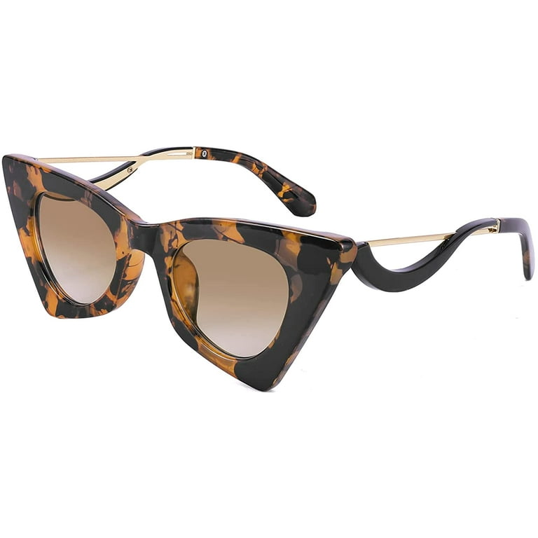 charm cat eye sunglasses