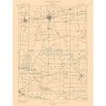 thumbnail image 2 of USGS 25x32 Black Ornate Wood Framed with Double Matting Museum Art Print Titled - Medina New York Quad - USGS 1897, 2 of 4