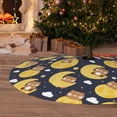 thumbnail image 6 of Yiaed Moon Bear Print Christmas Tree Skirt , Tree SkirtsTree Mat for Christmas Winter Holiday Indoor Decorations-30", 6 of 7