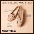 thumbnail image 6 of Minnetonka Women's Kilty Suede Soft Leather Sole Moccasin, Taupe,5 M US, 6 of 8
