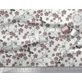 thumbnail image 3 of Soimoi Cotton Poplin Fabric Insect,Leaves & Flower Floral Print Fabric by The Yard 56 Inch Wide, 3 of 3