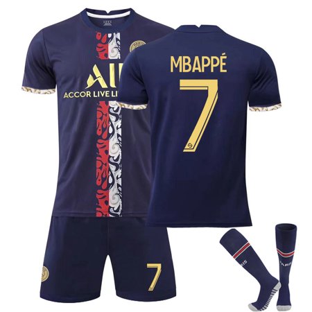 2022-2023 Paris Saint-Germain Soccer Jersey Activewear for Kids and Adults