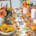 thumbnail image 4 of Fall Thanksgiving Table Runner, Autumn Thanksgiving Kitchen Dining Table Decoration for Home Party Decor 13x90 Inches, 4 of 9