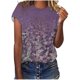 thumbnail image 1 of Tops con estampado de flores de manga corta a la moda para mujer Pompotops hkajfhjk463050, 1 of 5