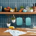 thumbnail image 4 of KitchenAid Asteroid Pot Holder Set, Mineral Water Aqua/White, 7"x10", Set of 2, 4 of 6