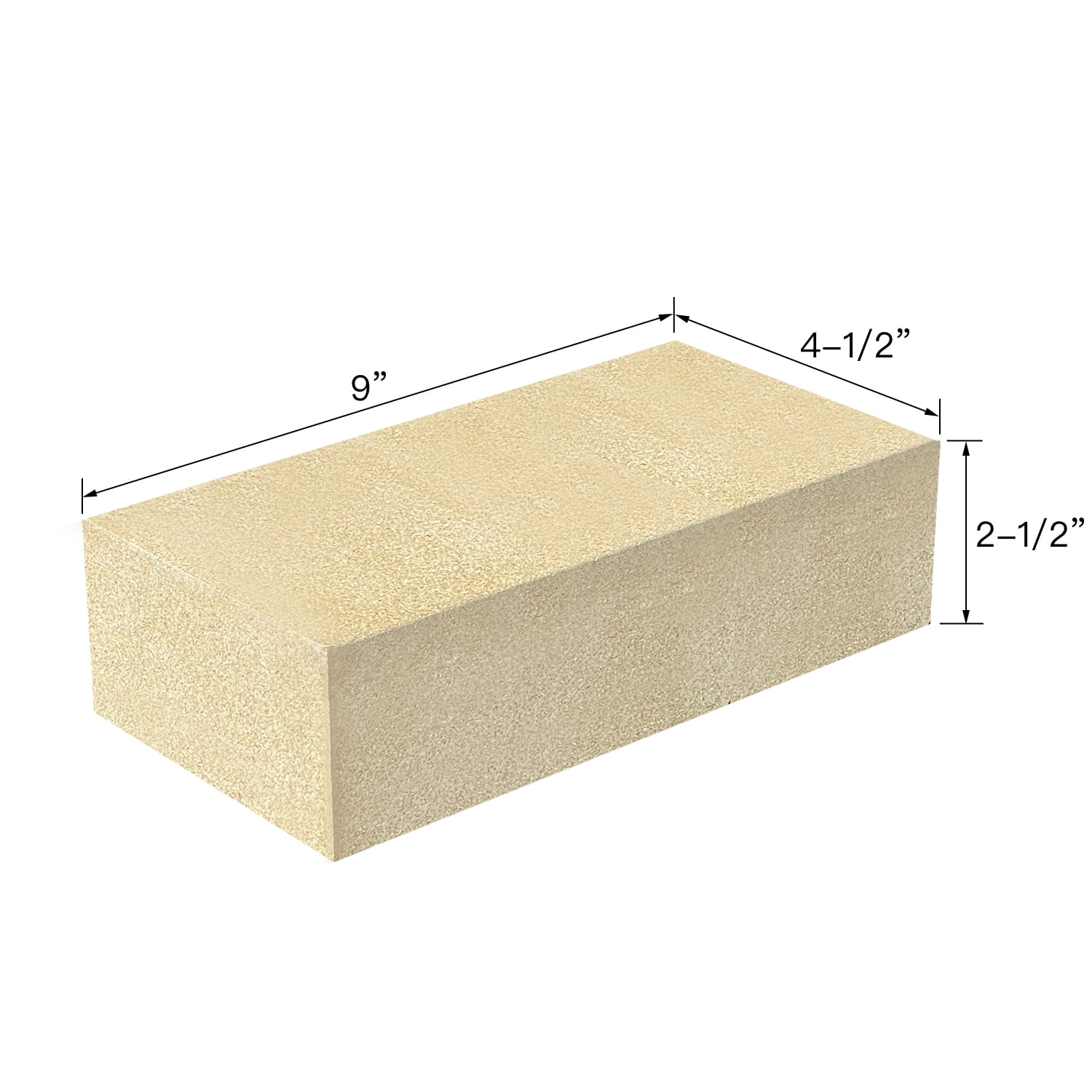Fire Bricks, Woodstove Firebricks, Size 9″ x 4-1/2″ x 2-1/2″, 2-Pack,  Insulating Fire Bricks, 2.5 Thick Clay Firebricks Replacement for Wood  Stoves, Fireplaces, Fire Pit, Kiln, Pizza Oven - Yahoo Shopping