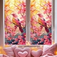thumbnail image 3 of Stained Glass Window Film UV Resistant Window Privacy Film Colorful Flowers Privacy Rainbow Decals Living Room Bedroom Sun Blocking Decor Removable Static Cling Stickers,15.7"x39.4", 3 of 5