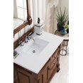 thumbnail image 2 of James Martin Vanities 36" Single Vanity, Warm Cherry w/ 3 CM White Zeus Quartz Top, 2 of 7