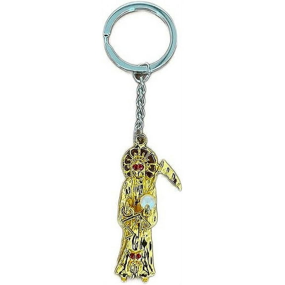 Santisima Muerte Holy Death Grim Reaper Keychain (2-Pack)