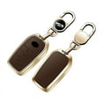 thumbnail image 3 of For Toyota B 3 buttons key case Hilux Innova Rav4 Fortuner Yaris Key Case Fashion Zinc alloy+leather Car Key Case Accessories, 3 of 9