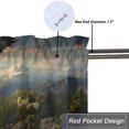 thumbnail image 5 of Flying Bald Eagle Window Curtain Valances Nature Forest Wildlife Eagle Window Valance for Living Room Bedroom, Kitchen Valance Rod Pocket Window Curtain 54 by 18 in, 1 Panel, 5 of 6