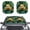 Frog, variant on Bulopur Beach Palm Tree Car Windshield Sun Shade Prevent Heat Windshield Visor Sun Shade Easy to Use Auto Front Window Sunshade Covers Universal Fit Most SUVs Trucks Vans, 2 Pcs