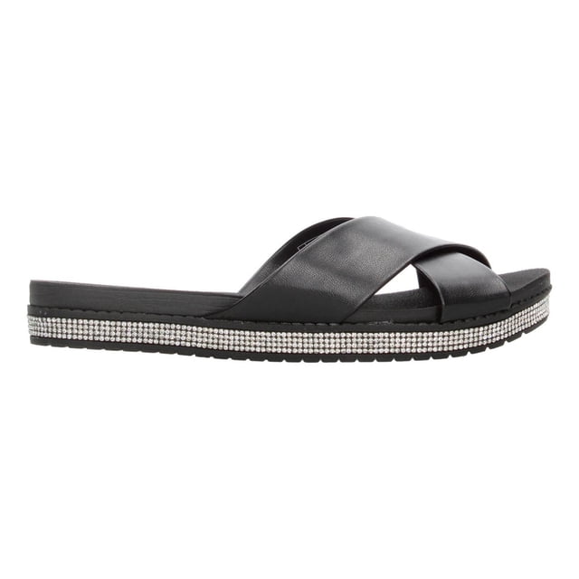 Sandalias Beira Rio Mujer Negro Cruzado De Piso negro 23