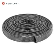 FORTLUFT Flexible Cable Sleeve Expandable Braided Sleeving Black 3/4''(19mm) x 25'(7.62m)