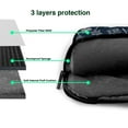 thumbnail image 4 of Lsque Hawaii Palms Pattern Laptop Bag – Portable & Slim Single-Shoulder Computer Case with Adjustable Strap, Protective, Lightweight for 13”/14”/15.6” Laptops, 4 of 8