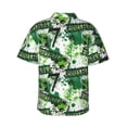 thumbnail image 4 of Xecao Football 7 print Hawaiian shirt - a stylish short-sleeve button-down for men, perfect for casual beach and tropical outings., 4 of 9