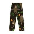 thumbnail image 5 of Sigee Sloth Doing Yoga Print Men's Pajama Pants - Soft Lounge Sleep Bottoms with Elastic Waistband and Pockets-XX-Large, 5 of 9