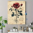 thumbnail image 4 of Qisvanset Framed Canvas Wall Art 12x16 Inch Rooted In Love Floral Minimal Bible Verse Art, 4 of 5