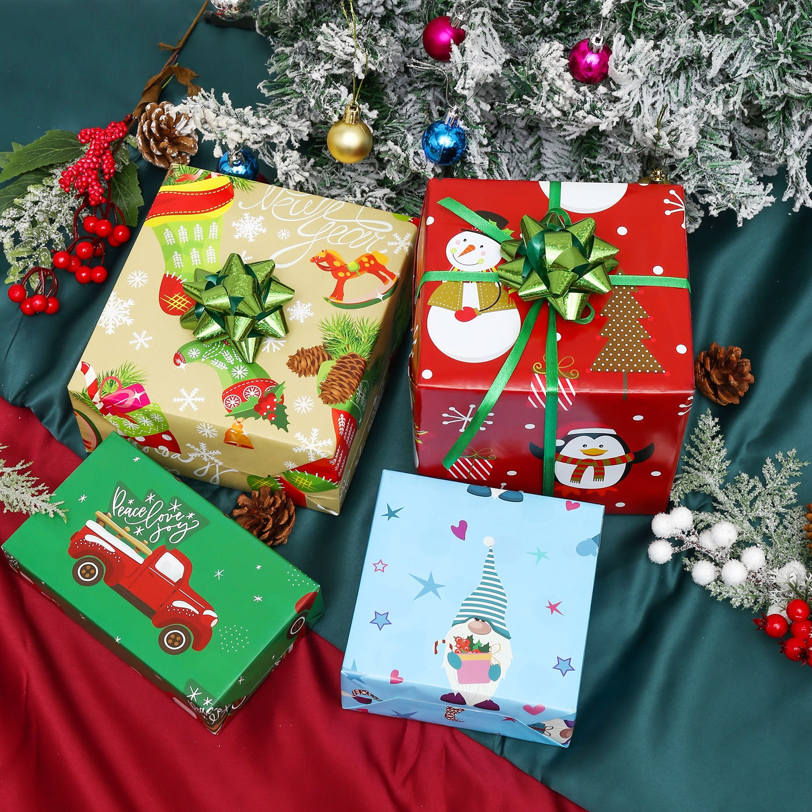 Baby Penguin Christmas Wrapping Paper Set – Clara And Macy - View #13