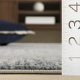 thumbnail image 5 of SAFAVIEH Parker Corrine Abstract Polyester Area Rug, Taupe/Blue, 6'7" x 6'7" Square, 5 of 8