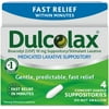 Dulcolax Laxative Suppositories, 4 Count