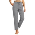 thumbnail image 2 of Yoga Pants for Women Ihhxva Relaxed Fit Elastic Waist Stretch Adjustable Workout Leggings Gym Daily Wear Running Fitness S-3XL, 2 of 9