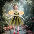 thumbnail image 2 of CHOYURME CHONYURM Bee Costume Set for Girls Halloween Birthday Christmas Party Dress Up, 2 of 7