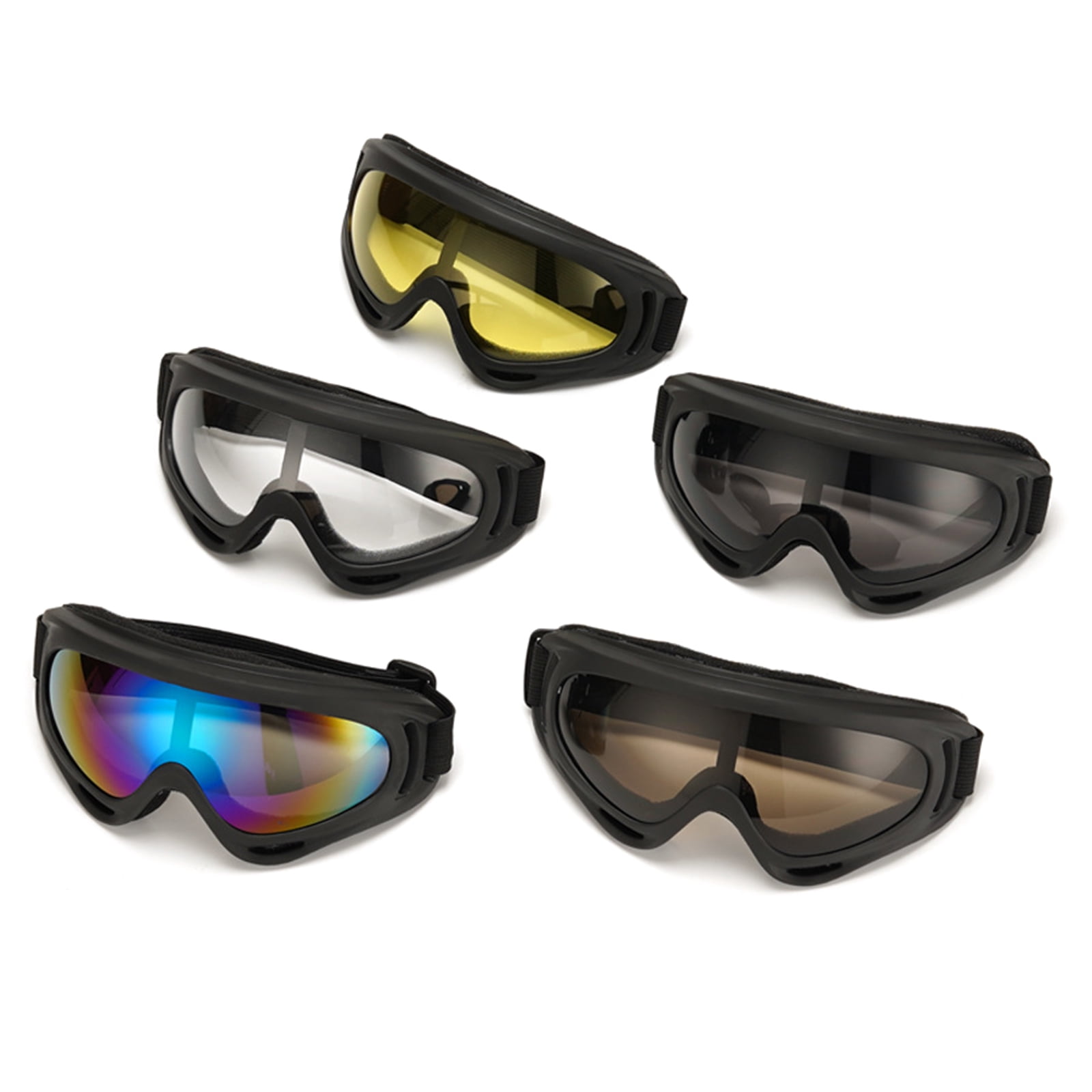 Shatterproof Safety Glasses Impacts Resistant Goggles UV400 Protective Eyewear For Skiing Motorcross Airsoft Enthusiasts