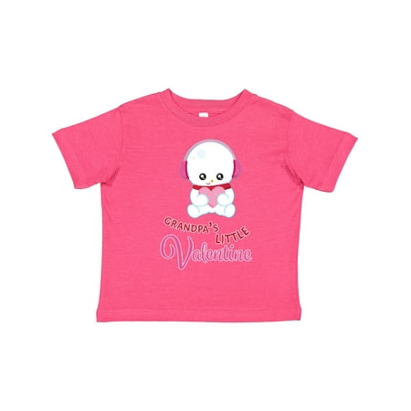 

Inktastic Grandpa s Little Valentine Gift Toddler Boy or Toddler Girl T-Shirt