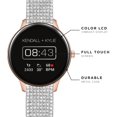 thumbnail image 2 of Kendall + Kylie Female Adult Smart Watch w/ Extra Strap & Earbud Set, Blush/Silver, 2 of 7