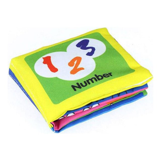 Libros de tela suaves para bebé, juguetes educativos de aprendizaje temprano, a prueba de roturas, con sonido de Rustle, 1 unidad, nuevo