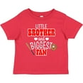 thumbnail image 3 of Inktastic Little Brother and Biggest Fan Baseball Glove and Bat Boys Baby T-Shirt, 3 of 5