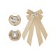 thumbnail image 3 of INSPIRE CHIC Broche de cinta para mujeres con lazo preatado y strass, 3 of 5