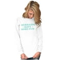 thumbnail image 4 of Mermaids Have More Fun Beach Vibes Women's Long Sleeve T Shirt Brisco Brands X, 4 of 6