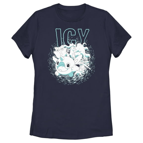 Women's Pokemon Icy Types Graphic T-Shirt