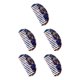 thumbnail image 1 of Vogacara Peine geométrico ligero y compacto para una cómoda experiencia de peinado y fácil de llevar peine de tablero de acetato violeta Type2 NO2, 1 of 6