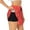 Black, variant on Cute love heart Print Women's Sports Shorts with Drawstring Elastic Waistband for Running, Yoga, Fitness-Small