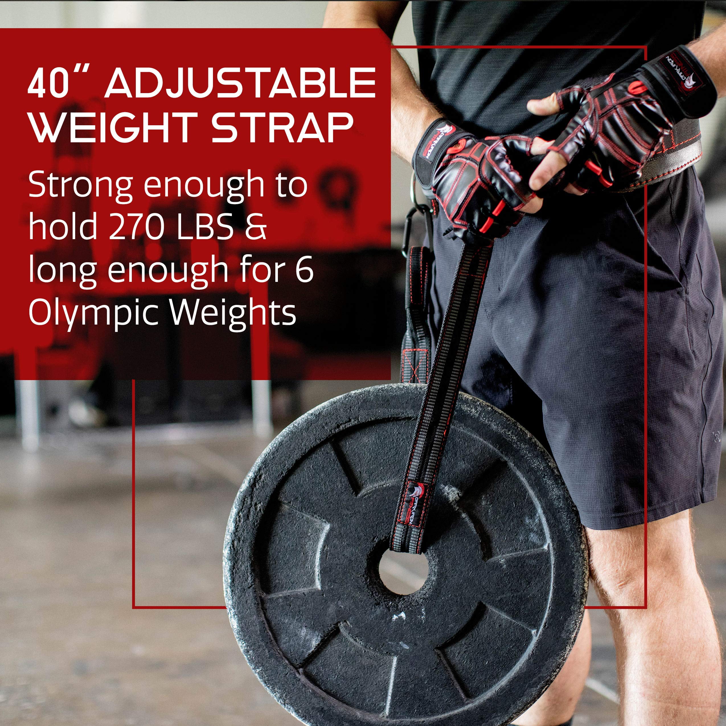 HemeraPhit Pull-up Belt Weighted Dip Belt with Chain Double D-ring Weightlifting Back Support Strap Home Gym Equipment Waist Belt