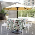 thumbnail image 2 of Outdoor Tablecloth,Wrinkle-Free Stain Resistant & Machine Washable Tablecloth with Umbrella Hole and Zipper, 60" Round-Zippered, 2 of 6