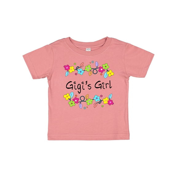 Inktastic Gigis Girl Bright Flowers Girls Baby T-Shirt